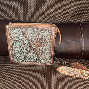 Western leather bag